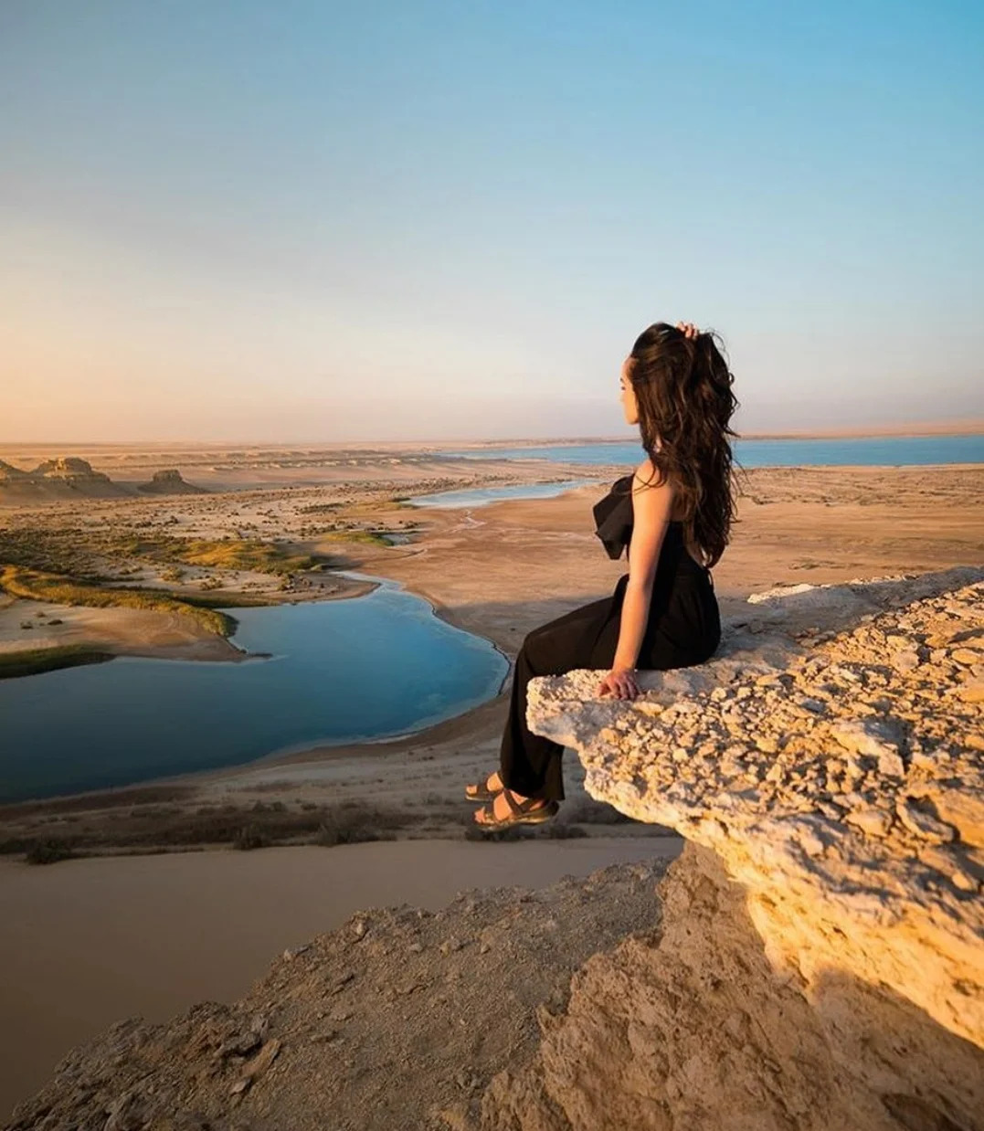 Viaggio in campeggio notturno nell'Oasi di El Fayoum dal Cairo